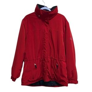 Pacific Trail Retro Red Fleece Lined Outdoor‎ Jacket with Hood | Size XL